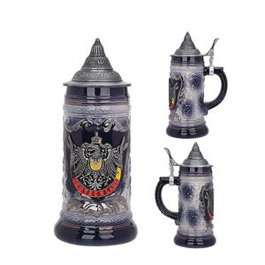 Немецкая кружка для пива л, кружка для Октоберфеста, кружка для пива, Орел, Германия, Bierkrug, кружка для питья, сувениры с крышкой, подарочная коробка - Product Image 2
