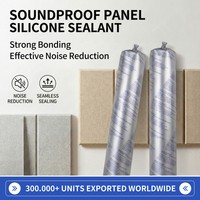 Scellant en silicone spécial pour panneaux acoustiques insonorisants, utilisation en construction, liaison forte, amortissement des vibrations, réduction du bruit