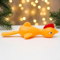 Nouveaux jouets anti-stress en TPR : Catapulte volante collante en forme de dinde, poulet extensible doux pour les doigts, lanceur de poussins, jouets sensoriels