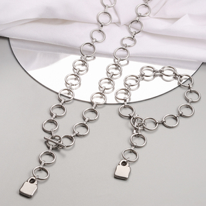 Ensemble <span class=keywords><strong>de</strong></span> bijoux <span class=keywords><strong>de</strong></span> mode <span class=keywords><strong>N</strong></span> Catalogue <span class=keywords><strong>U</strong></span> Collier Bracelets Chaîne <span class=keywords><strong>O</strong></span> <span class=keywords><strong>De</strong></span> <span class=keywords><strong>50</strong></span>, Accessoires Clé et Serrure en Acier Inoxydable 316L, Prix <span class=keywords><strong>de</strong></span> Gros - Product Image 1