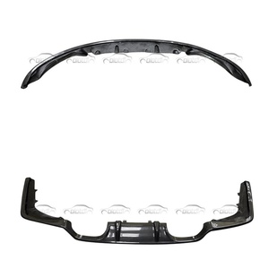 3D Style Carbon Wide Body Kit Front Rear Bumper <b>Lip</b> Diffuser Chin Spoiler <b>Splitters</b> for BMW F80 M3 F82 F83 M4 - Product Image 6