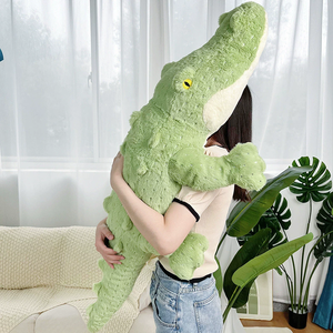 Peluche Personalizzabile a Forma di Animale, Coccodrillo Gigante in Cotone PP Super Morbido, Giocattolo per Bambini, Bestseller - Product Image 3