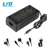 Chargeur de batterie au lithium ternaire haute performance 58,8 V 5,5 A adapté aux vélos/motos électriques 48 V, certification ETL/UKCA