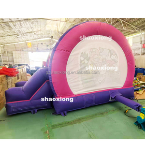 Château gonflable commercial pour enfants et tout-petits, château gonflable extérieur à thème de dessin animé avec toboggan, structure de saut gonflable - Product Image 6
