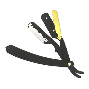 Nueva Llegada: Maquinilla de Afeitar Profesional para Barberos, de Acero Inoxidable de Alta Calidad, Plegable, Reutilizable, de Una Sola Cuchilla, Herramienta de Afeitado Manual para Hombres - Product Image 3