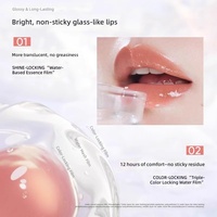 Judydoll Teinte à lèvres hydratante effet miroir et brillance aquatique, Gloss à lèvres effet givré très pigmenté, Taille standard, Automne