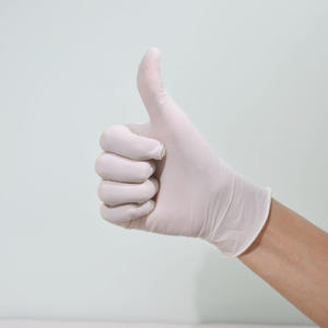 100% 橡胶一次性乳胶手套粉/无粉乳白色S /<span class=keywords><strong>M</strong></span>/L /XL价格优惠 - Product Image 3