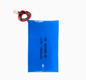 แบตเตอรี่โพลิเมอร์ลิเธียมไอออน SUNKING 905080 3S 1200mAh 12V  พร้อมวงจรป้องกัน ได้รับการรับรอง MSDS CE UN38 3  ความจุสูงแบบเทอร์นารี - Product Image 1