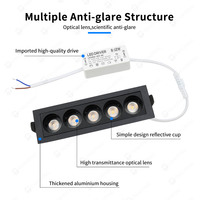Iluminación LED Lineal de Alta Calidad para Interiores, Montaje en Superficie, Luz Lineal Empotrada, Foco LED, Downlight, Rejilla Lineal, Foco COB