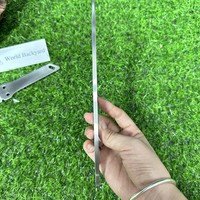 Lames de couteau d'extérieur en acier inoxydable SZ90R1, usinage CNC, affûtages à biseaux variés, dessins personnalisés ODM, fabrication professionnelle de lames