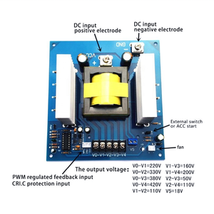 Taidacent 1000W Xe Biến Tần DC12/24V Để AC0-220V-380V DC Cho Các Tần Số Cao AC Biến Tần DC Để AC chuyển Đổi PCB Biến Tần Booster - Product Image 6