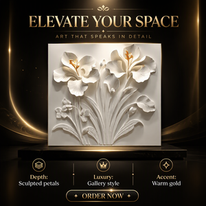 Escultura de Pared en Relieve de Fibra de Vidrio Personalizada, Panel Decorativo Floral 3D con Aspecto de Piedra, Arte Mural para Interiores de Hotel - Product Image 5
