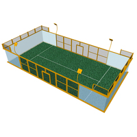 Fabricant de terrains de padel panoramiques en verre de haute qualité, terrains de paddle-tennis extérieurs