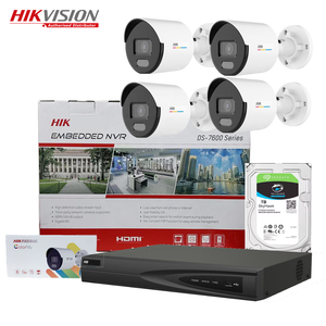 Hikvision ColorVu Built-in Mic Bullet IP Network Camera 4-ch PoE 4K NVR HHD 4TB Wholesale 2 4 MP <strong>Cctv</strong> <strong>Security</strong> Camera System/Kit - Product Image 1