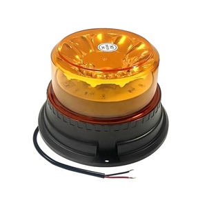 Đèn báo xoay LED <span class=keywords><strong>mini</strong></span> 12W màu hổ phách, đèn cảnh báo, phụ kiện cho máy xúc & ô tô - Product Image 2