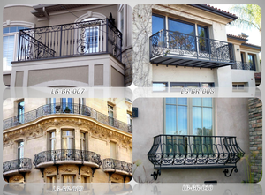 Ringhiera in Ferro Battuto <span class=keywords><strong>Prima</strong></span> per Scale e Balconi, Design Personalizzato in Ferro e Acciaio, Balaustre in Ferro Battuto Zincato - Product Image 4