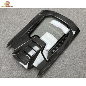 Capó Trasero de Fibra de Carbono Estilo Performante para Lamborghini Huracán LP580 LP610 2014-2018, Cubierta del Motor, Piezas de Automóvil - Product Image 5