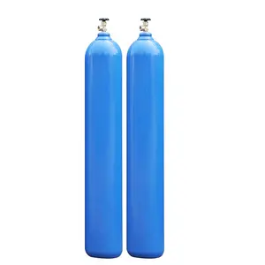 Hot selling seamless 40L steel gas cylinders oxygen CO2 argon helium tank