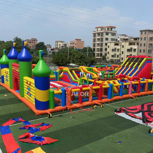 Công Viên Bơm Hơi <span class=keywords><strong>Funbox</strong></span> Lớn Giảm Giá Sốc Lâu Đài Nảy Bouncy Lâu Đài Nhảy Bơm Hơi Khổng Lồ 15ft Biệt Thự Trượt Vườn Thú Bơm Hơi - Product Image 3