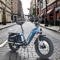 Cyrusher Glider Cargo E-Bike 750W 15.6Ah avec batterie au lithium Accessoires complets pour les amateurs de plein air