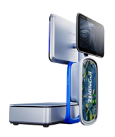 LS1 AI-herkenning touchscreen labelweegschaal 15,6 inch POS weegschaal met thermische labelprinter voor verse producten