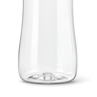 Bouteille de boisson en plastique transparente PET ovale de 500 ml avec bouchon à vis vide pour jus, lait, thé