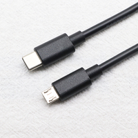 Câble otg usb-c vers micro en forme de u usb-c 2.0 vers micro b câble usb type c vers micro b pour câble de disque dur