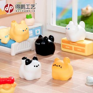 Cute <strong>cat</strong> <strong>Figurine</strong>, MOMO, Decorative Item, Blind Bag Accessory, Miniature Desktop or Car Decoration Piece - Product Image 6