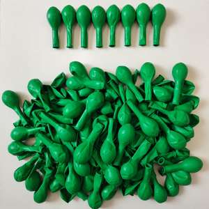 Cvpartyon balon merah muda mengilap bersertifikasi EN71 100 buah aneka warna <span class=keywords><strong>Pastel</strong></span> lateks pernikahan Baby Shower ulang tahun - Product Image 4