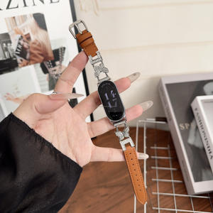 Pour Xiaomi Bracelet de montre en cuir papillon diamant pour Xiaomi Bracelet de montre fermoir à ardillon Bracelet de montre Bracelet pour <span class=keywords><strong>Xiaomi8</strong></span> 9 10 - Product Image 4