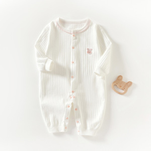 Body de punto para bebé, manga larga, algodón, unisex, para primavera y otoño - Product Image 1