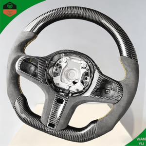 Volante Personalizado de Fibra de Carbono Real para <span class=keywords><strong>BMW</strong></span> E63 E60 M5 E61 E64 525i 530 630 <span class=keywords><strong>650</strong></span> Serie 5 Serie 6 - Product Image 2