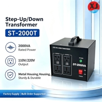 Transformateur monophasé élévateur et abaisseur de tension série ST 110V 220V, convertisseur de tension bidirectionnel à enroulement en cuivre pour appareils électroménagers