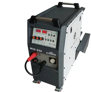 Chuyên nghiệp maquina de solda MIG 250 amp soldadora Inverter MIG thợ hàn 220V Máy hàn với xe đẩy
