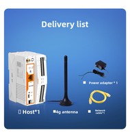 工业物联网边缘网关，带 4G LTE CAT1 RS485 接口，支持 Modbus/JSON 边缘计算，MQTT，宽电压 DC 9-36V