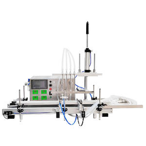 Máquina neumática de llenado de líquidos de 4 cabezales para botellas de aceite, vino y limpiador de vidrio, semiautomática, de alta precisión, 220 V - Product Image 5