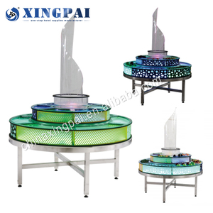 XINGPAI — service <span class=keywords><strong>de</strong></span> table en acrylique led, seau à glace, présentoir buffet, présentoir <span class=keywords><strong>de</strong></span> restauration pour restaurant, fruits <span class=keywords><strong>de</strong></span> <span class=keywords><strong>mer</strong></span> - Product Image 2