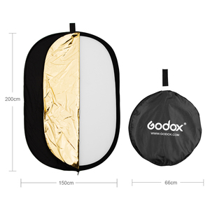Réflecteur photo rond pliable portable GODOX 59"x79" <span class=keywords><strong>150</strong></span> X 200cm 5 en 1 pour <span class=keywords><strong>studio</strong></span> - Product Image 3