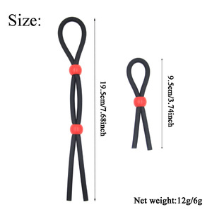 Orissi แหวนซิลิโคนสำหรับผู้ใหญ่สองขั้นตอนพร้อมโลโก้ที่กำหนดเองสำหรับสามีและภรรยาใช้ - Product Image 2