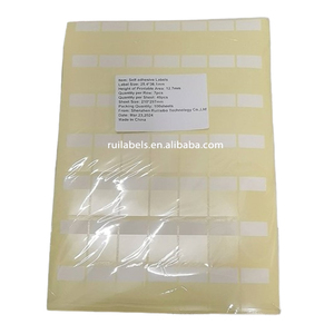 Nhãn Dây Màu Trắng Trơn Nhãn Cáp Nhiều Lớp Cho Máy In <span class=keywords><strong>Laser</strong></span> 100 Tờ/Gói - Product Image 1