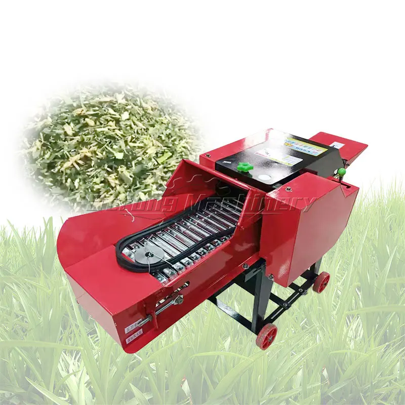 Triturador multifuncional para alimentação de grama animal, máquina cortadora de palha com motor diesel, triturador progresso de máquinas