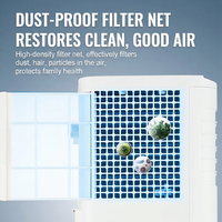 Climatiseur portable sur roulettes de haute qualité pour la maison, 12000 BTU, refroidissement estival tout-en-un