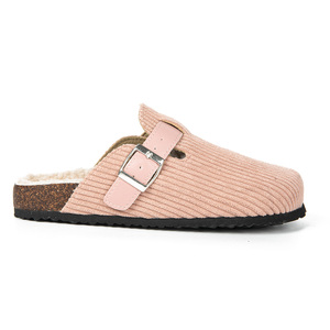 Pantuflas de Felpa Rosa para Mujer, Estilo Nuevo de Fábrica, Personalizadas, de Alta Calidad, con Plantilla de Felpa de Peluche - Product Image 2