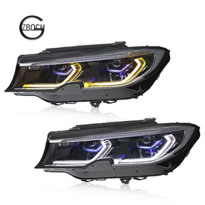 Ensemble de phares LED G20 pour BMW Série 3 20-22 G20 G28 DRL avec projecteur à lentille séquentielle et clignotant, système d'éclairage automobile - Product Image 4