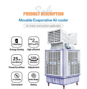 Enfriador de Aire Móvil Comercial de 25000m³/h con Doble Salida de Aire, Totalmente Evaporativo, Portátil, Fácil de Enfriar - Product Image 1