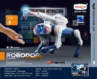 Perro Robot Interactivo Inteligente Programable con Control por Aplicación Móvil, Dispara Bombas de Agua, Alcance Remoto de 15m