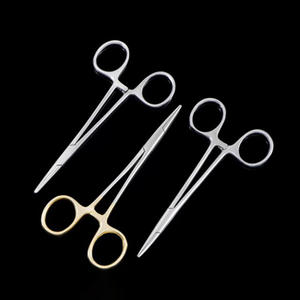 Penjepit Hemostatik Bedah Tipe Lengkung dan Lurus, Penjepit Hemostatik Baja Tahan Karat untuk Operasi - Product Image 1