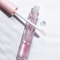 Vente en gros, marque privée, huile repulpeuse longue durée, baume à lèvres hydratant brillant clair teinté, huile lumineuse pour les lèvres