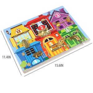 Giocattolo Educativo Montessori in Legno per Bambini, Puzzle Silenzioso con Sblocco, Vendita Diretta dal Produttore - Product Image 6