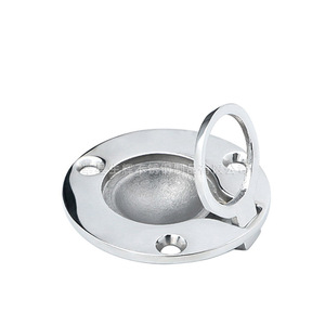 Anillo de tracción redondo de acero inoxidable 316 de 50 mm, manija de bloqueo oculta para suelo de barco, impermeable, pulido a espejo - Product Image 4